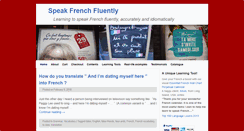 Desktop Screenshot of fluentfrenchnow.com